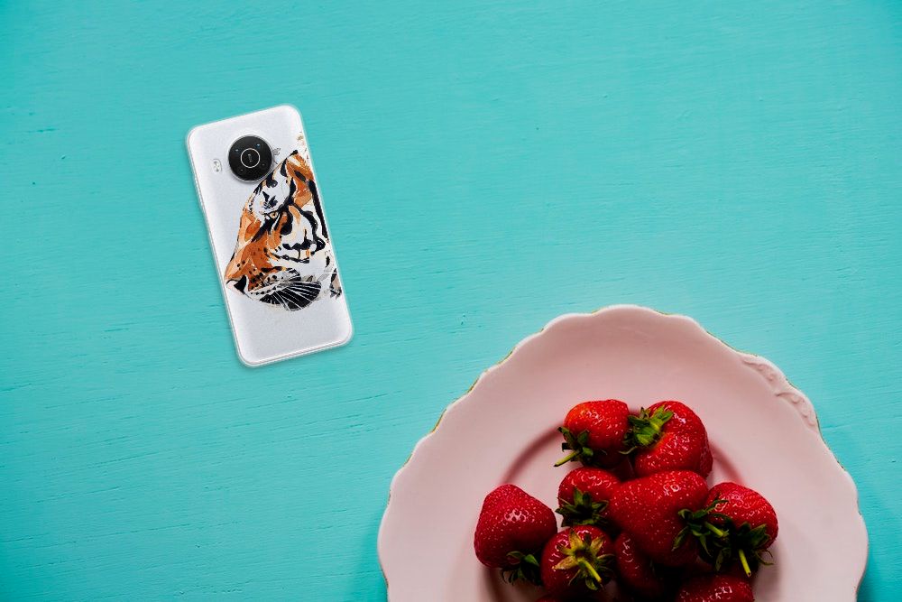 Hoesje maken Nokia X10 | X20 Watercolor Tiger