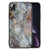 Apple iPhone XR Marmeren Print Telefoonhoesje Marmer Grijs
