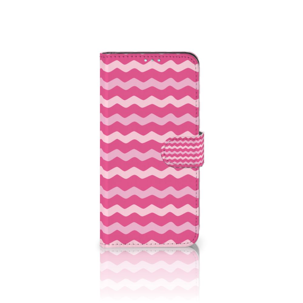 Samsung Galaxy A41 Telefoon Hoesje Waves Pink