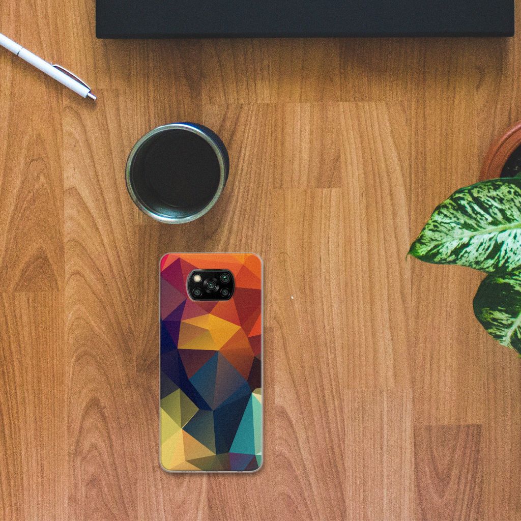 Xiaomi Poco X3 | Poco X3 Pro TPU Hoesje Polygon Color