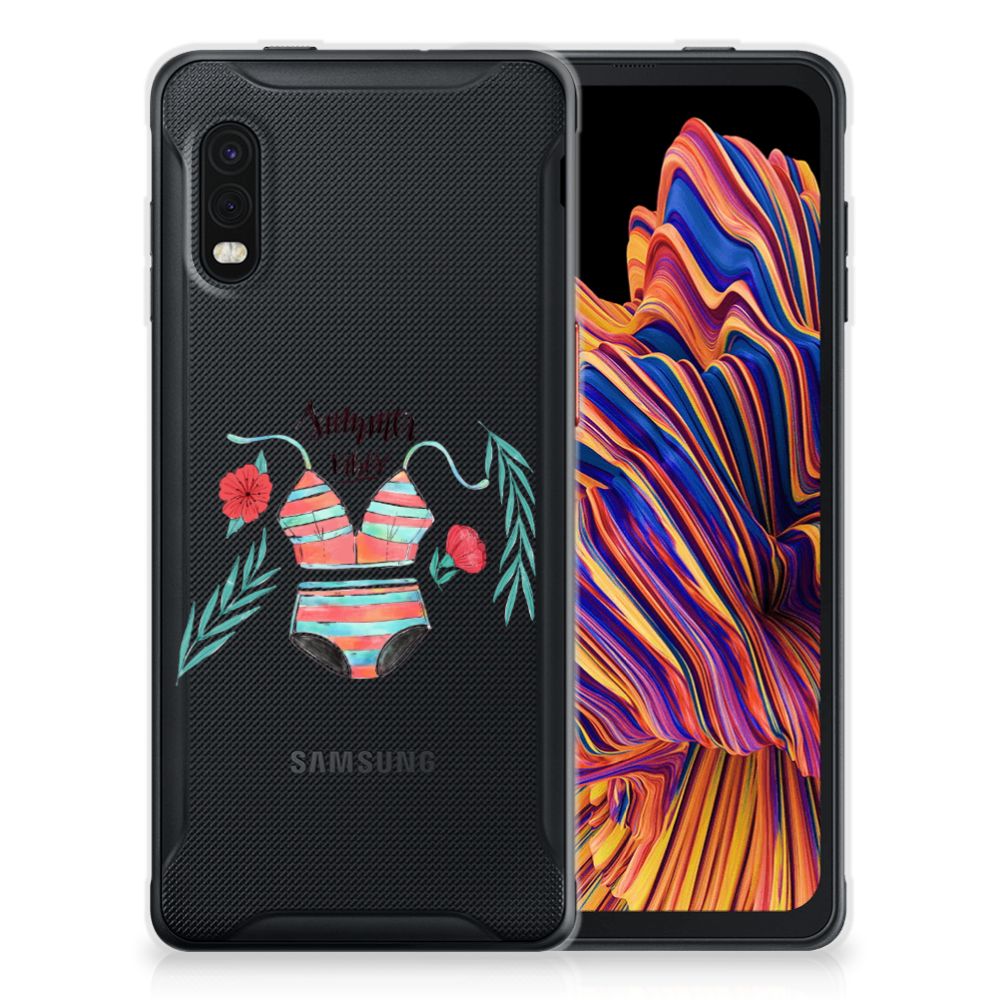 Samsung Xcover Pro Telefoonhoesje met Naam Boho Summer