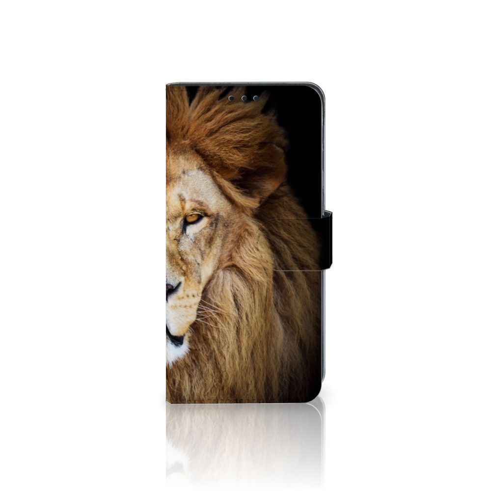 Samsung Galaxy M31 Telefoonhoesje met Pasjes Leeuw
