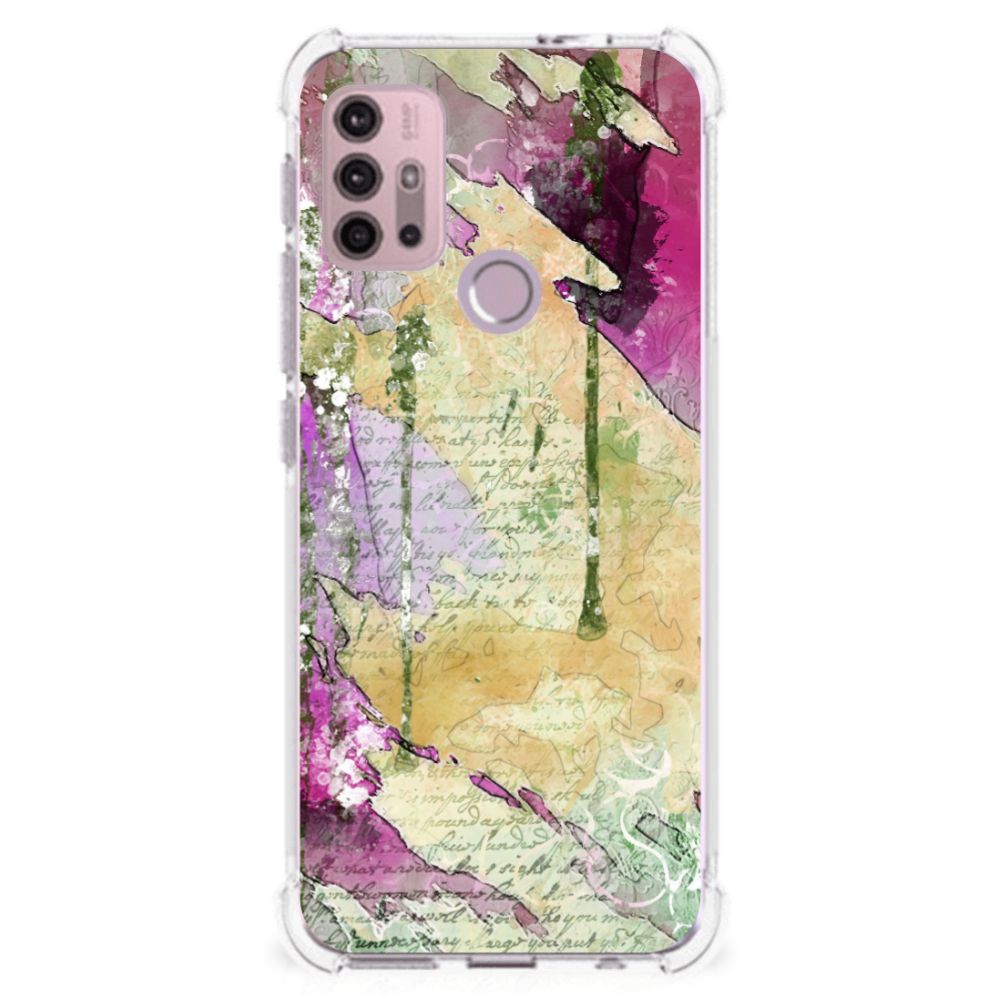 Back Cover Motorola Moto G30 | G20 | G10 Letter Painting