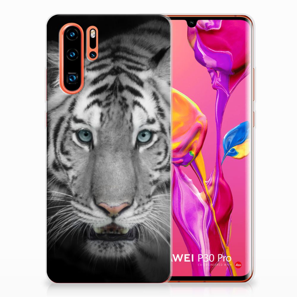 Huawei P30 Pro TPU Hoesje Tijger