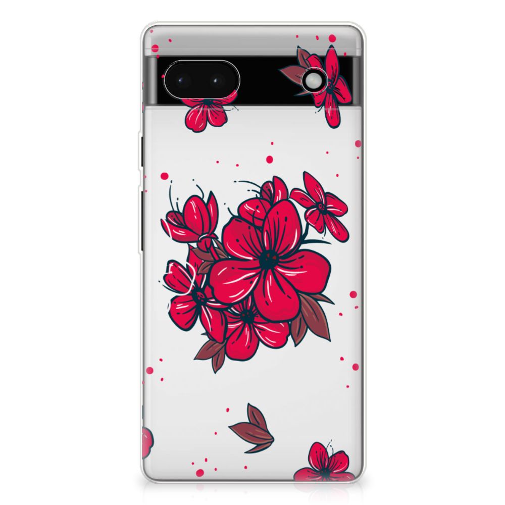 Google Pixel 6A TPU Case Blossom Red