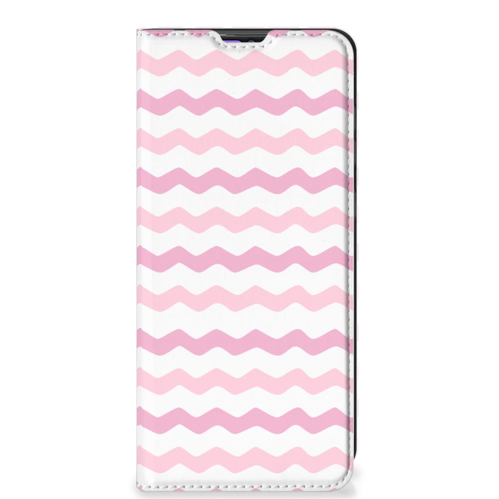 Samsung Galaxy A31 Hoesje met Magneet Waves Roze - B2C Telecom