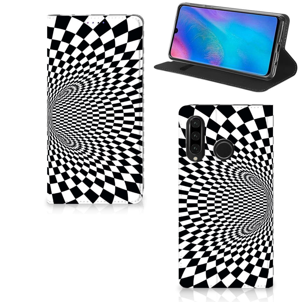 Huawei P30 Lite New Edition Stand Case Illusie