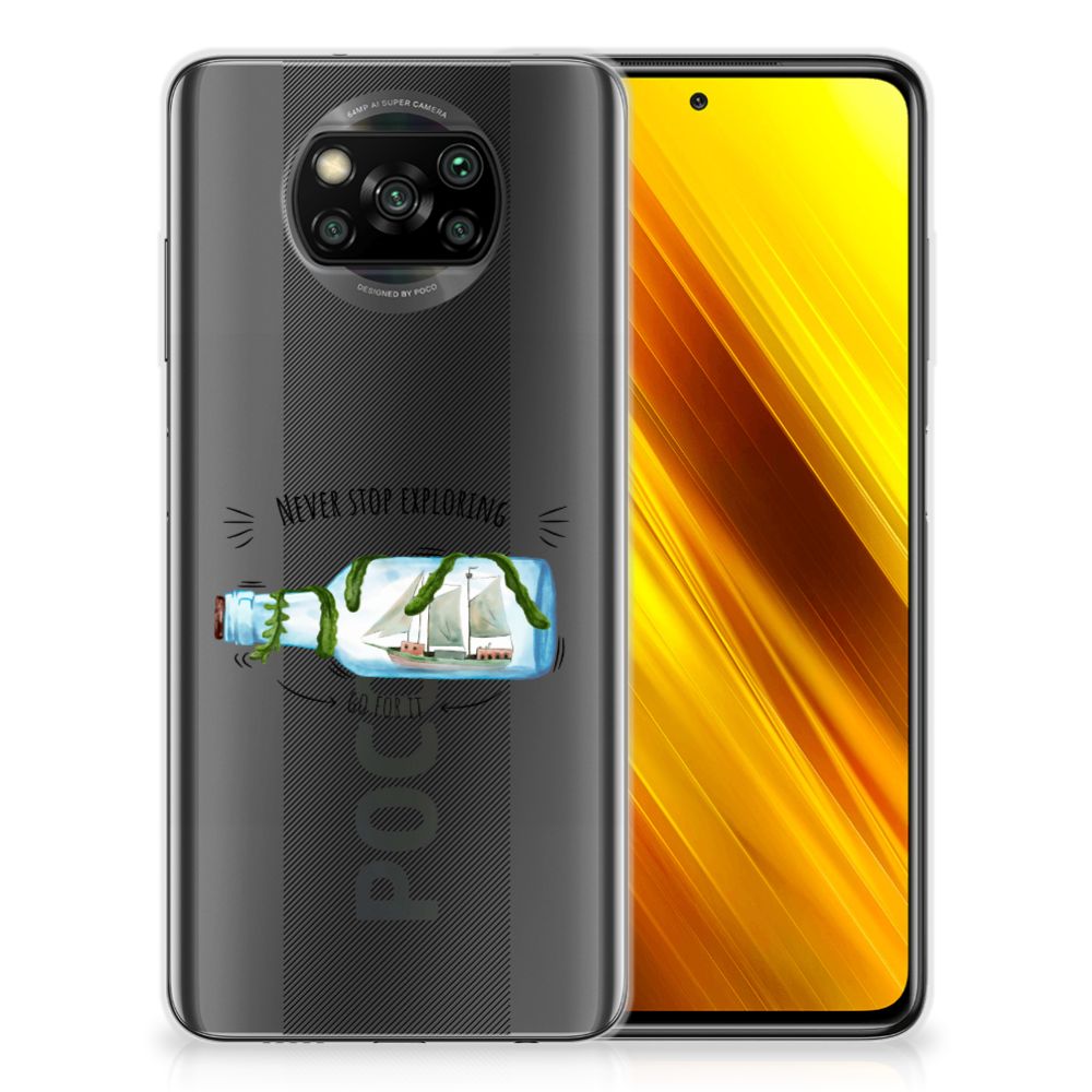 Xiaomi Poco X3 | Poco X3 Pro Telefoonhoesje met Naam Boho Bottle B2C Telecom