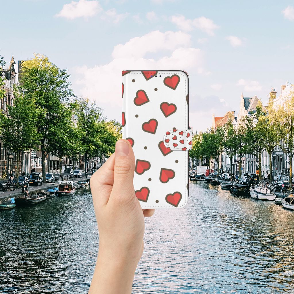 Samsung Galaxy A22 5G Telefoon Hoesje Hearts