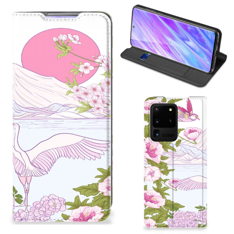 Samsung Galaxy S20 Ultra Hoesje maken Bird Standing - B2C Telecom