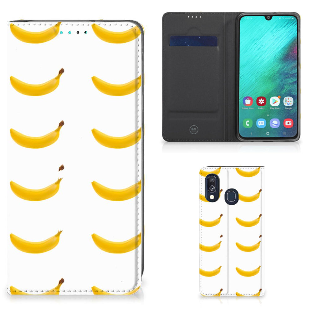 Samsung Galaxy A40 Flip Style Cover Banana