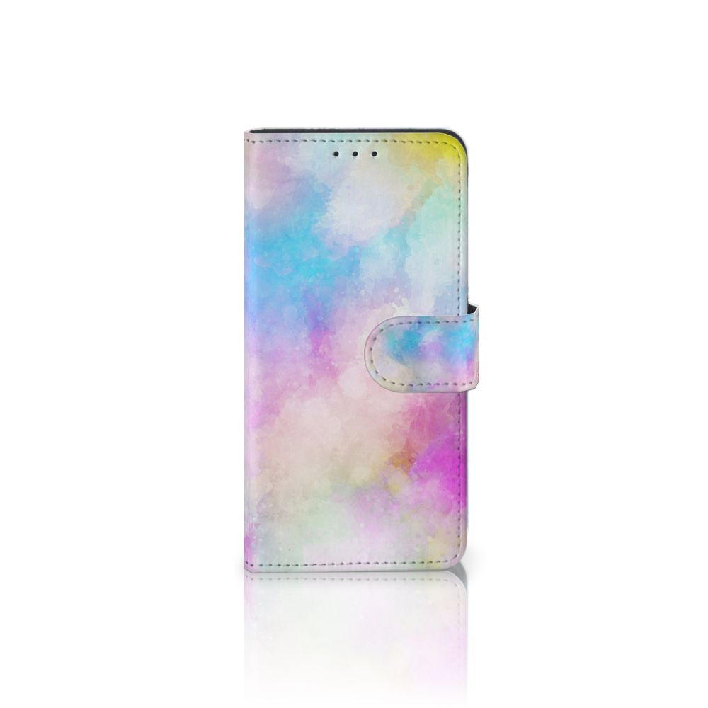 Hoesje Alcatel 1B (2020) Watercolor Light met pastelkleuren en unieke watercolor design.