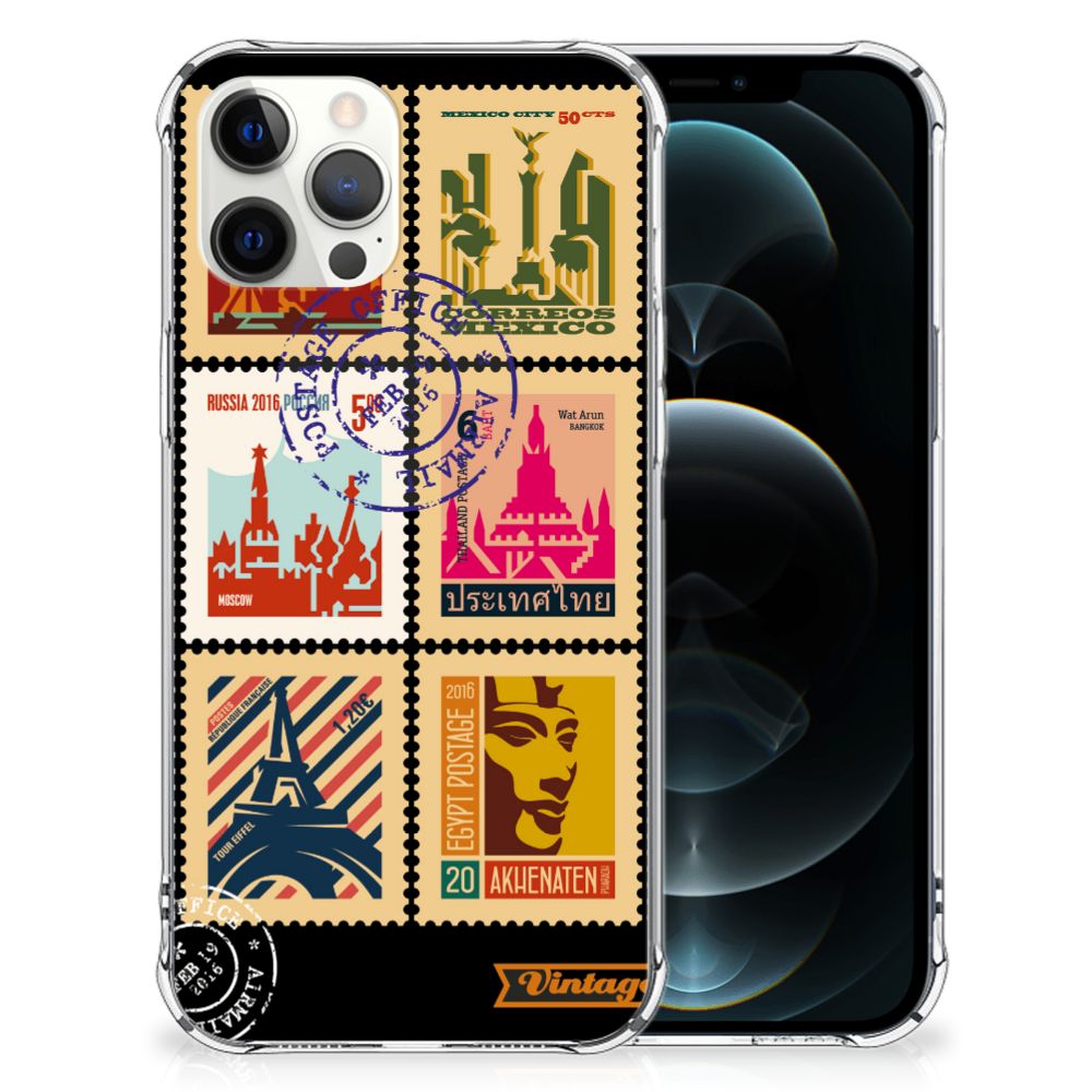 iPhone 12 Pro Max Telefoonhoesje met valbescherming Postzegels B2C Telecom