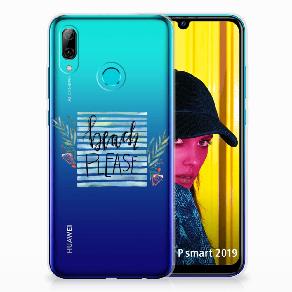 Huawei P Smart 2019 Telefoonhoesje met Naam Boho Beach