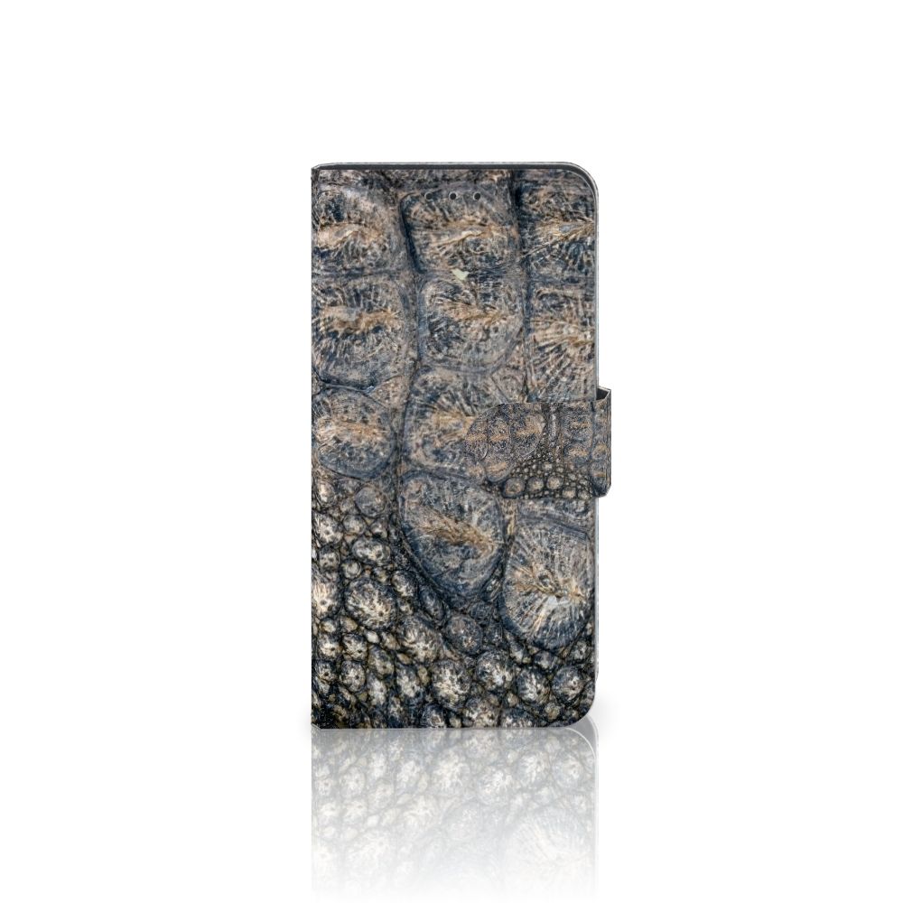 Alcatel 1B (2020) Telefoonhoesje met Pasjes Krokodillenprint