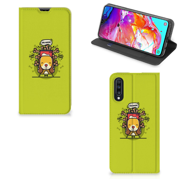 Samsung Galaxy A70 Magnet Case Doggy Biscuit