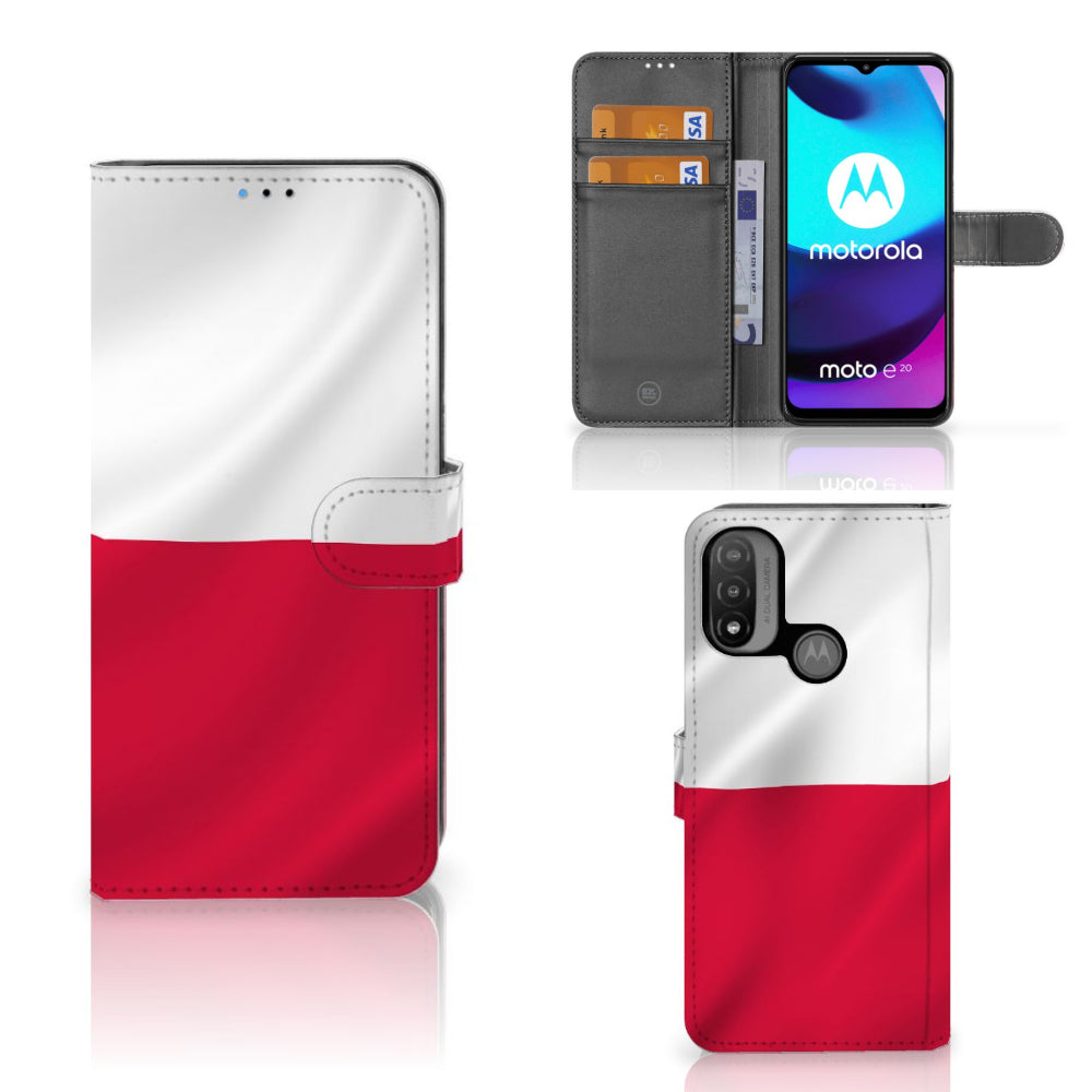 Motorola Moto E20 | E30 | E40 Bookstyle Case Polen