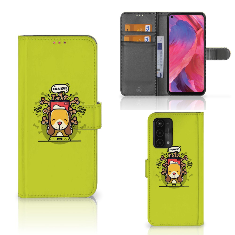 OPPO A54 5G | A74 5G | A93 5G Leuk Hoesje Doggy Biscuit