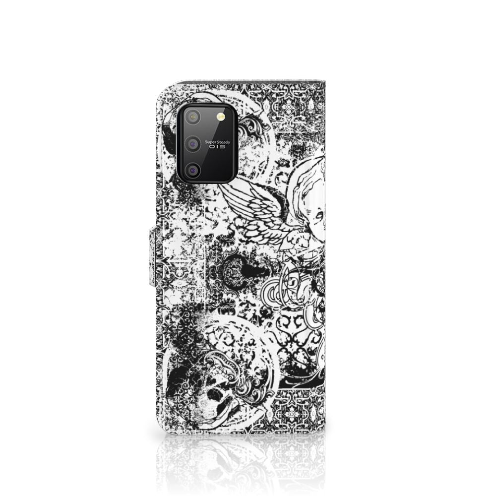 Telefoonhoesje met Naam Samsung S10 Lite Skulls Angel