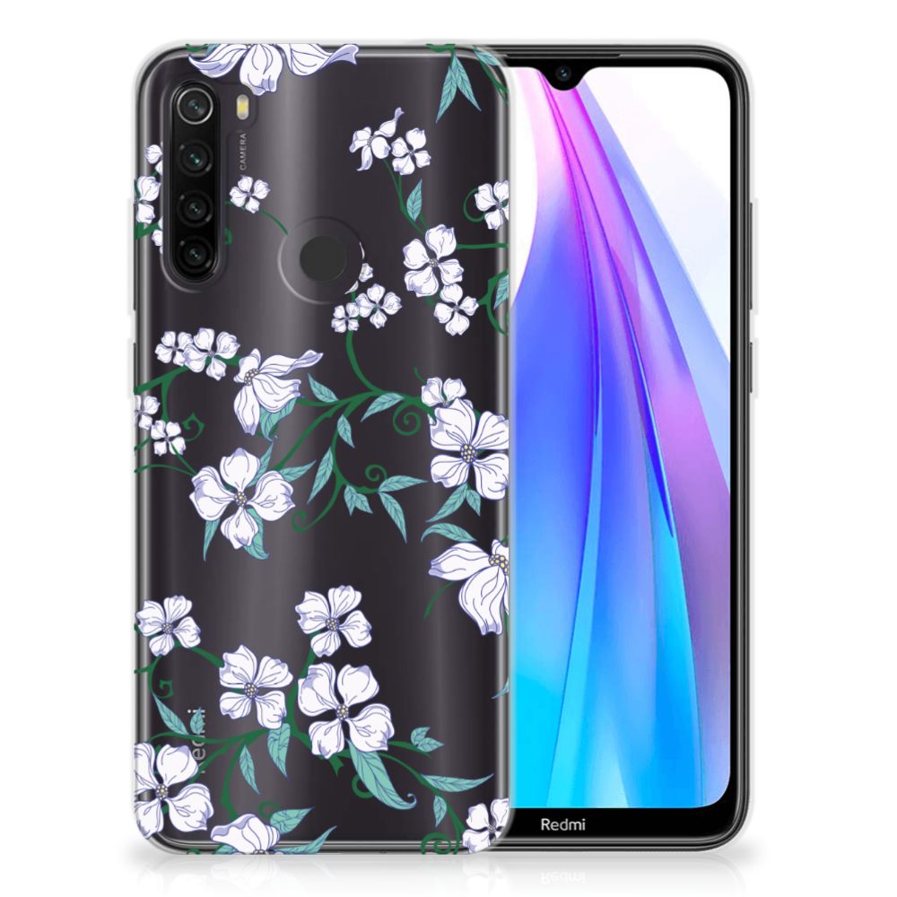 Xiaomi Redmi Note 8T Uniek TPU Case Blossom White