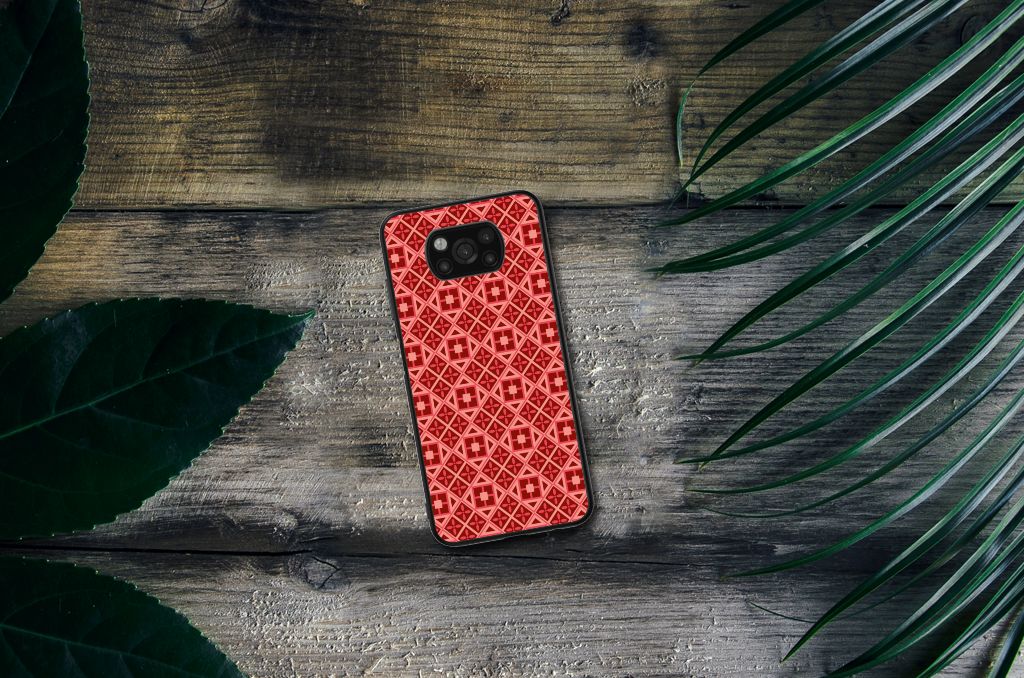 Xiaomi Poco X3 | X3 Pro Back Case Batik Rood B2C Telecom