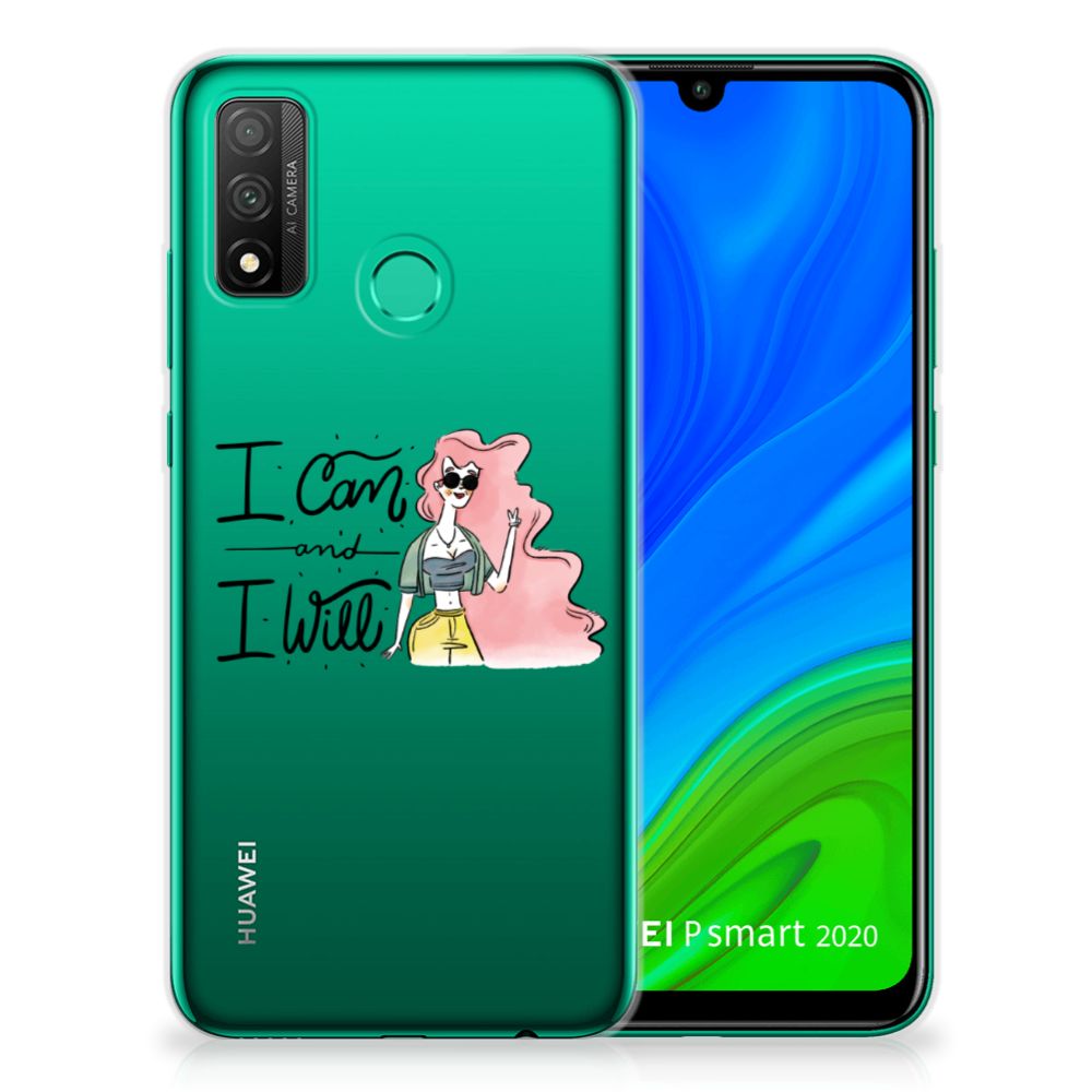 Huawei P Smart 2020 Telefoonhoesje met Naam i Can B2C Telecom