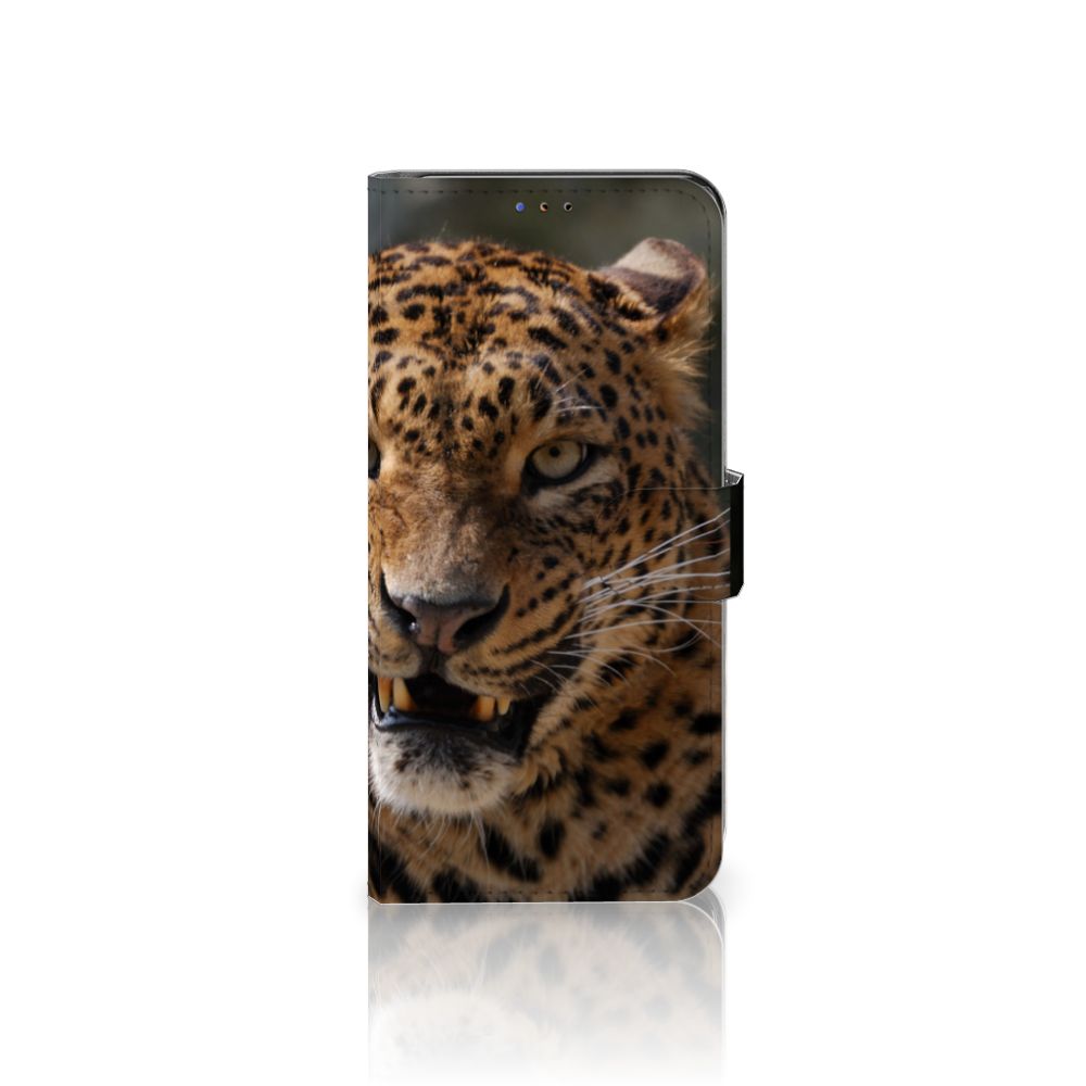 Samsung Galaxy A20s Telefoonhoesje met Pasjes Luipaard