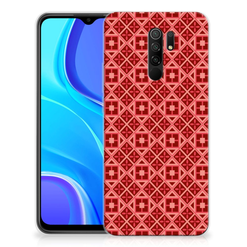 Xiaomi Redmi 9 TPU bumper Batik Rood B2C Telecom