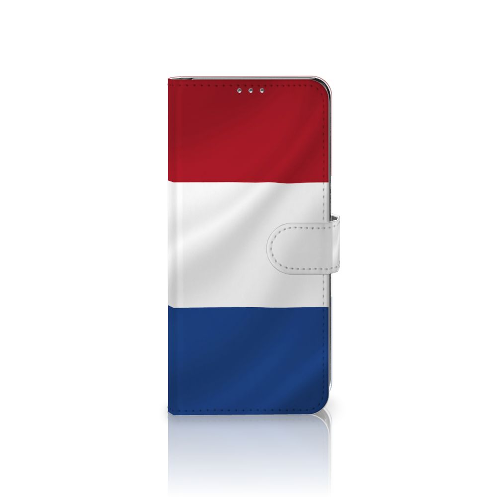 Samsung Galaxy S20 FE Bookstyle Case Nederlandse Vlag met artistiek design van de Nederlandse vlag