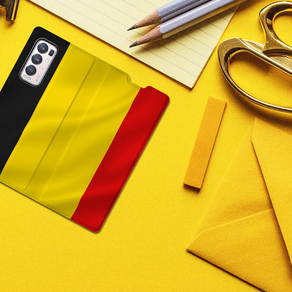 OPPO Find X3 Neo Standcase Belgische Vlag - B2C Telecom