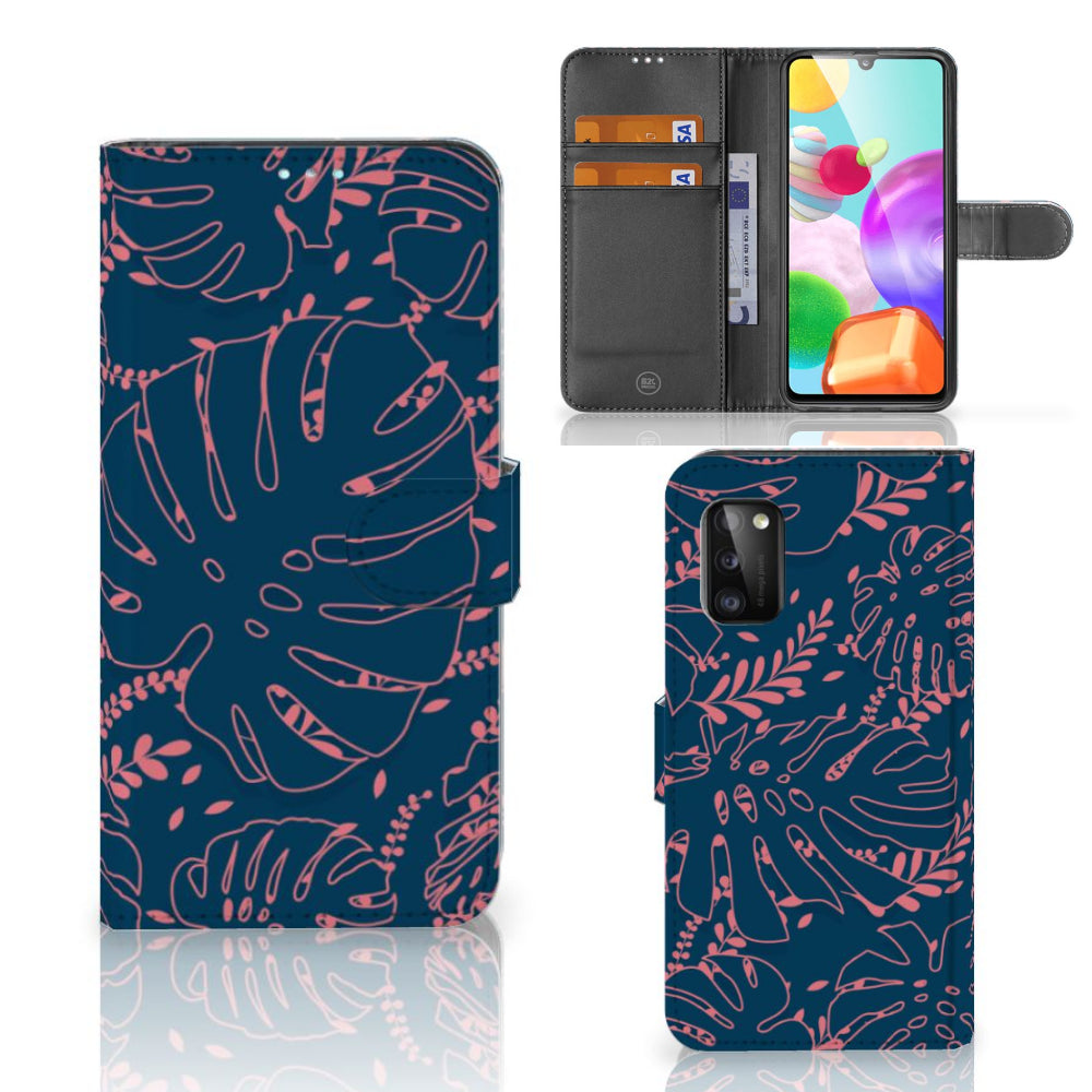 Samsung Galaxy A41 Hoesje Palm Leaves