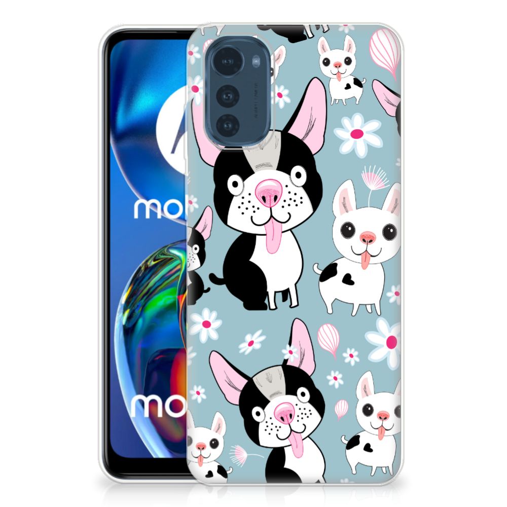 Motorola Moto E32/E32s TPU Hoesje Hondjes