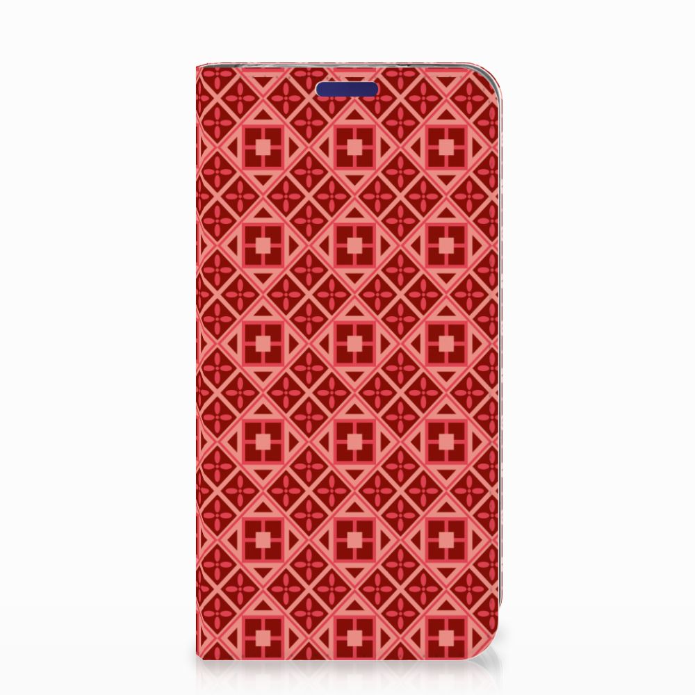 Samsung Galaxy S10e Hoesje met Magneet Batik Rood