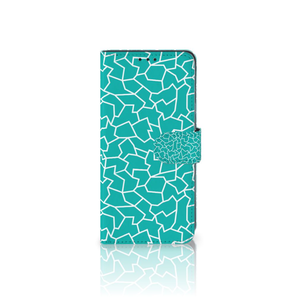 Samsung Galaxy M31 Hoesje Cracks Blue