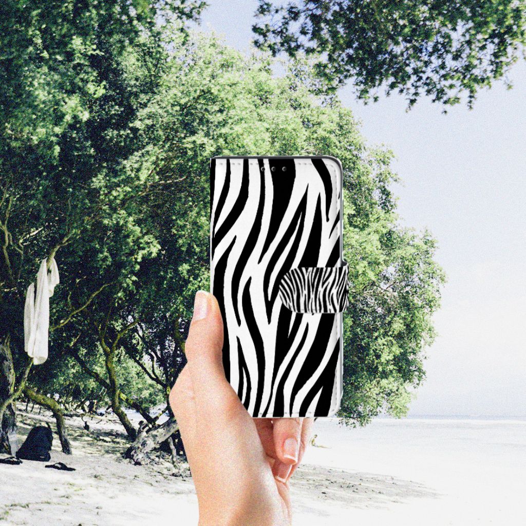 Xiaomi Redmi 7A Telefoonhoesje met Pasjes Zebra