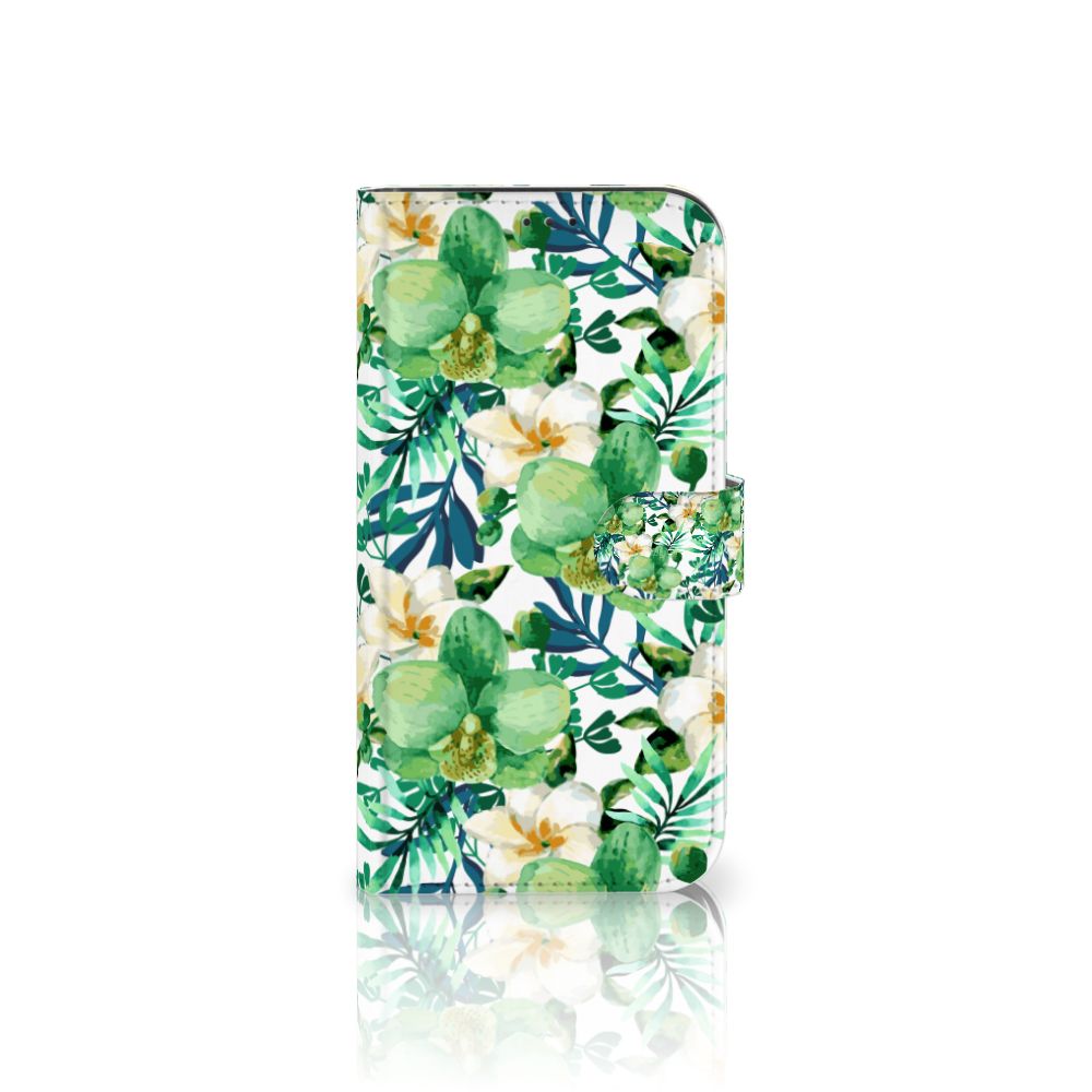 Apple iPhone 12 Pro Max Hoesje Orchidee Groen