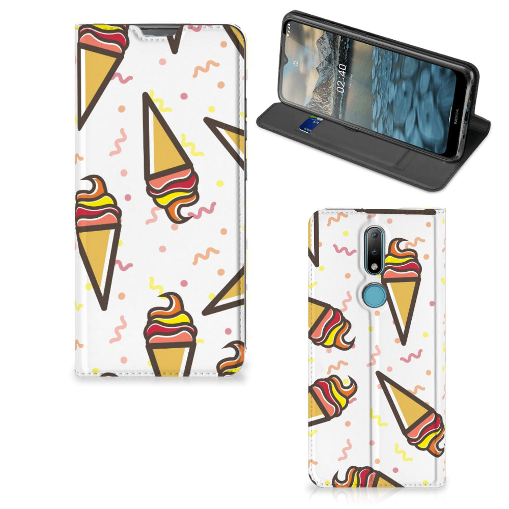 Nokia 2.4 Flip Style Cover Icecream