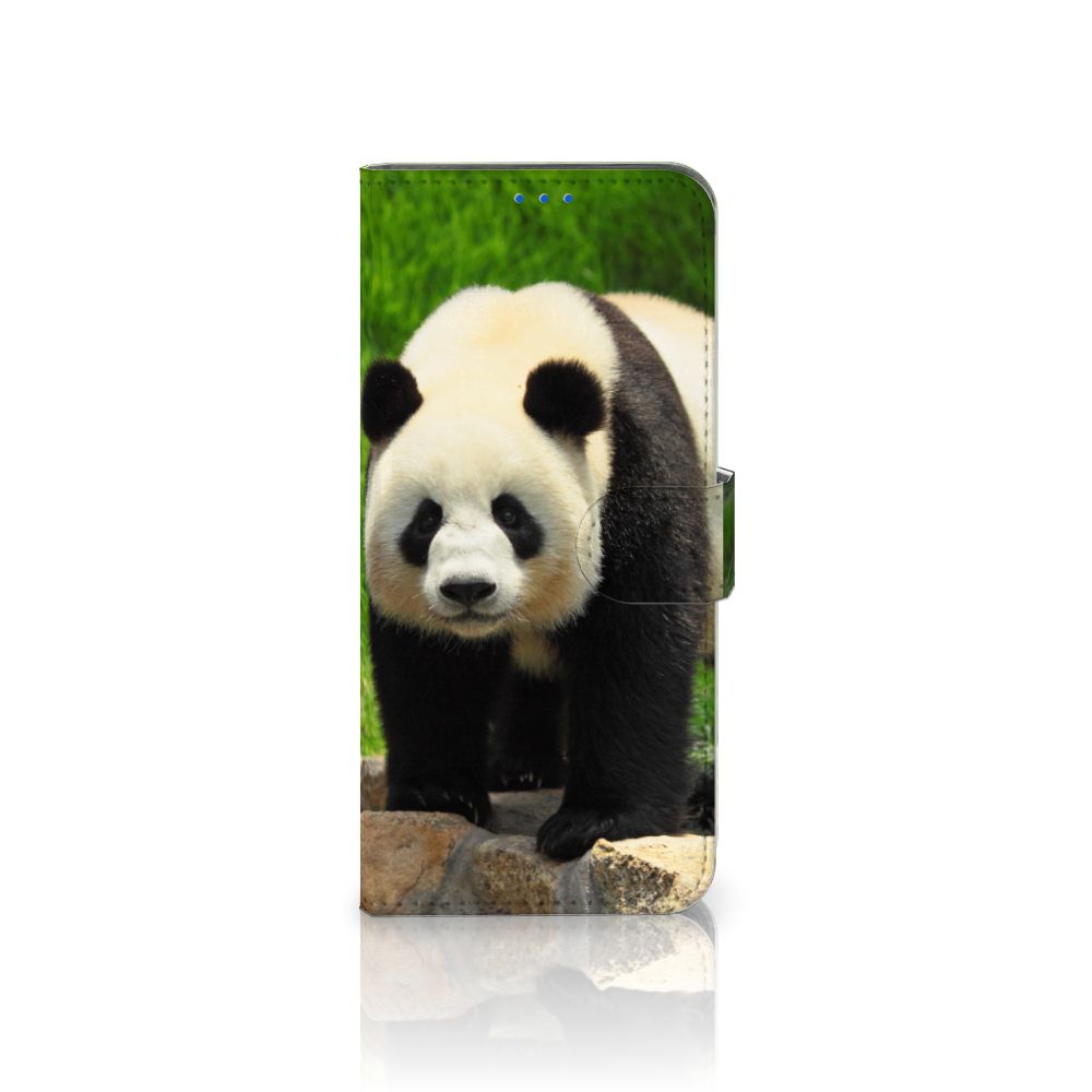 OPPO Reno 6 Pro Plus 5G Telefoonhoesje met Pasjes Panda