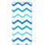 Samsung Galaxy A22 5G Hoesje met Magneet Zigzag Blauw - B2C Telecom