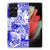 Silicone Back Case Samsung Galaxy S21 Ultra Angel Skull Blauw B2C Telecom