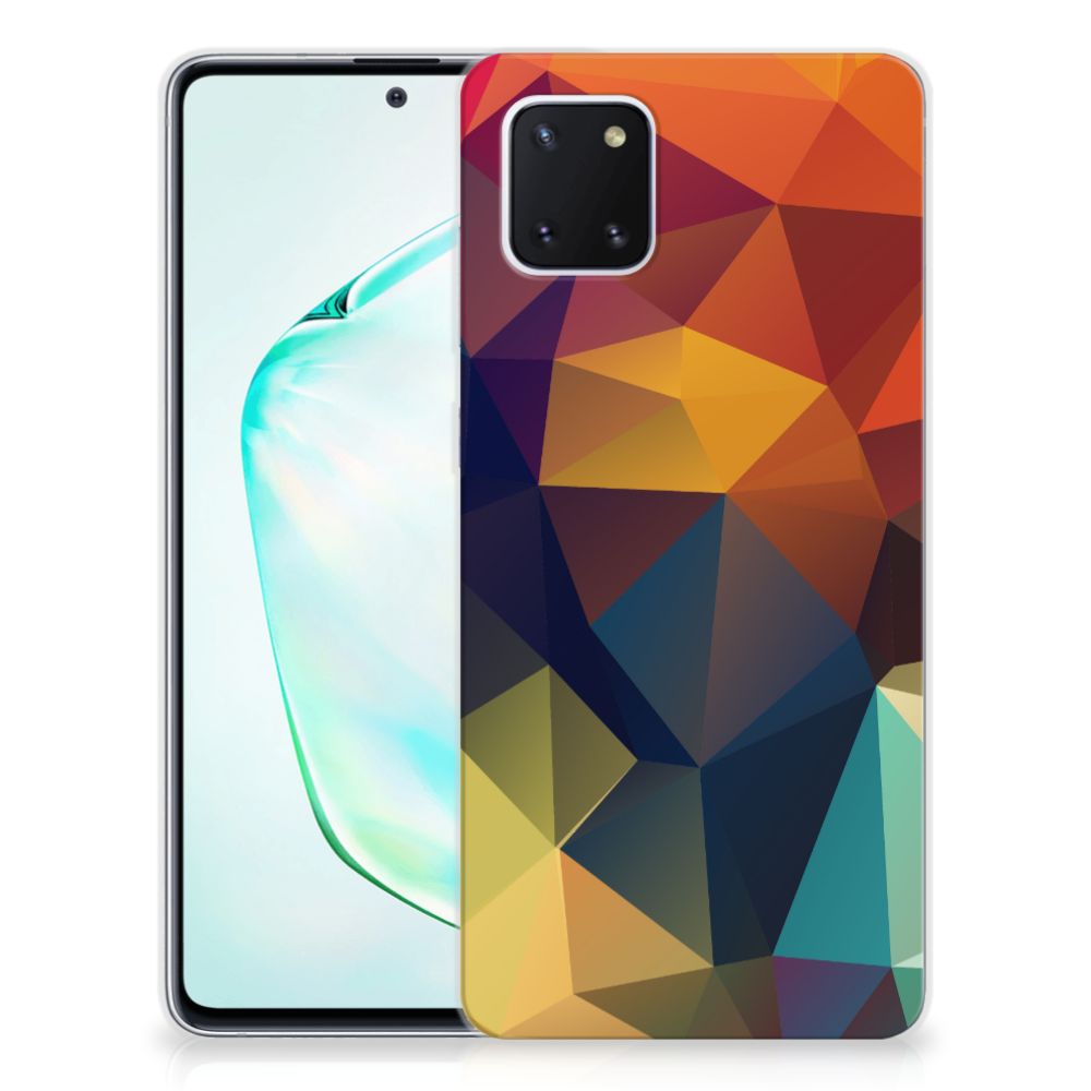 Samsung Galaxy Note 10 Lite TPU Hoesje Polygon Color