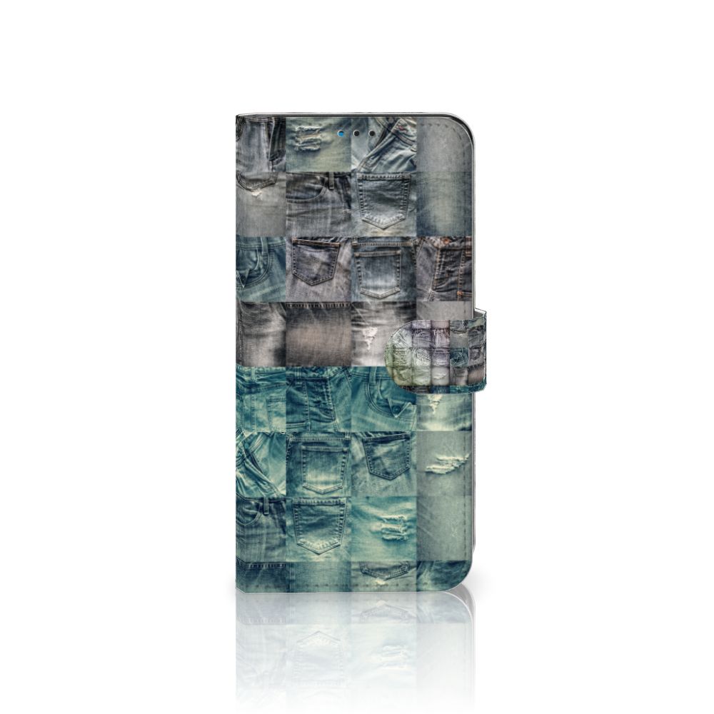 Wallet Case met Pasjes Motorola Moto G9 Play | E7 Plus Spijkerbroeken