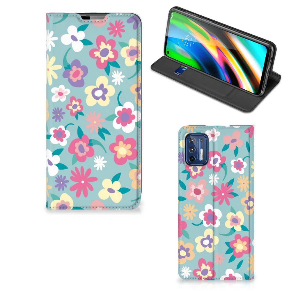 Motorola Moto G9 Plus Smart Cover Flower Power - B2C Telecom