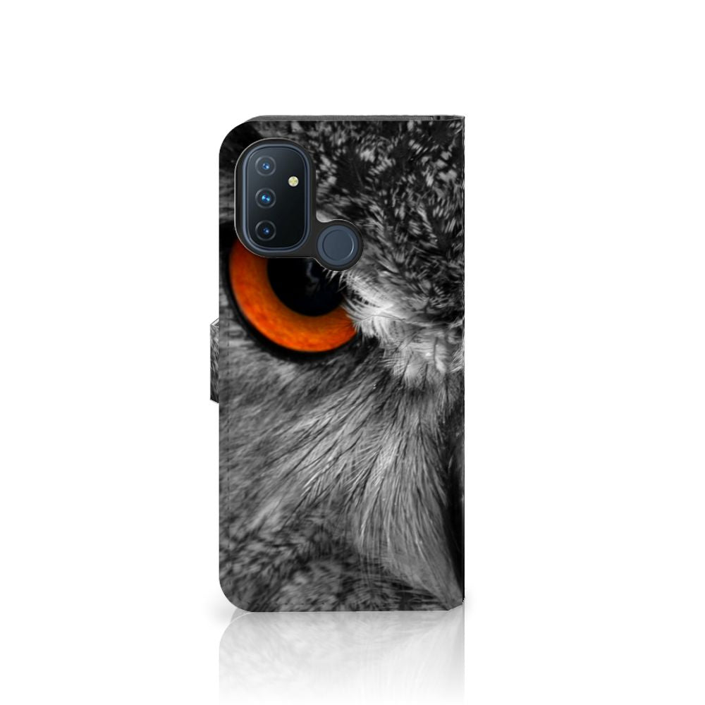 OnePlus Nord N100 Telefoonhoesje met Pasjes Uil
