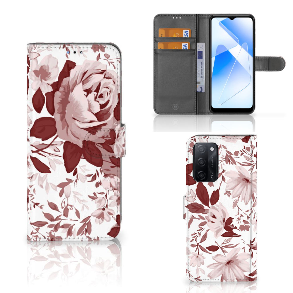 Hoesje OPPO A16/A16s/A54s Watercolor Flowers