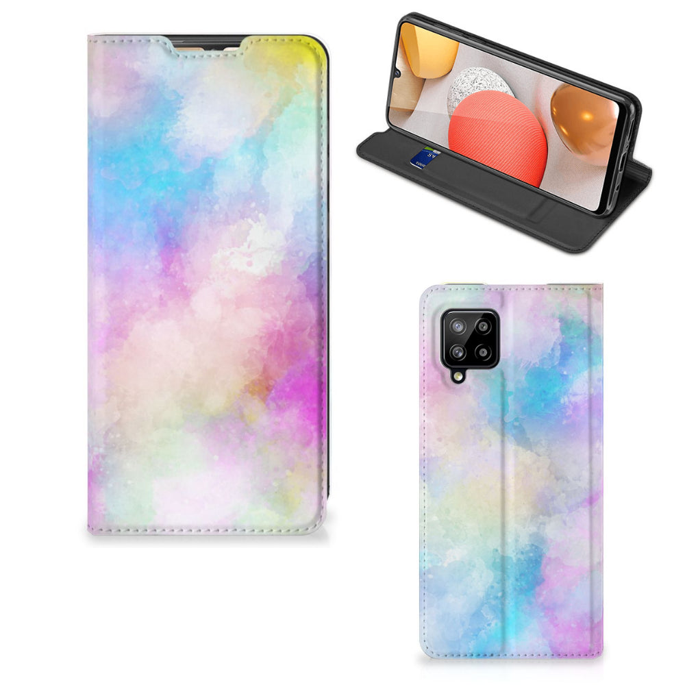 Bookcase Samsung Galaxy A42 Watercolor Light