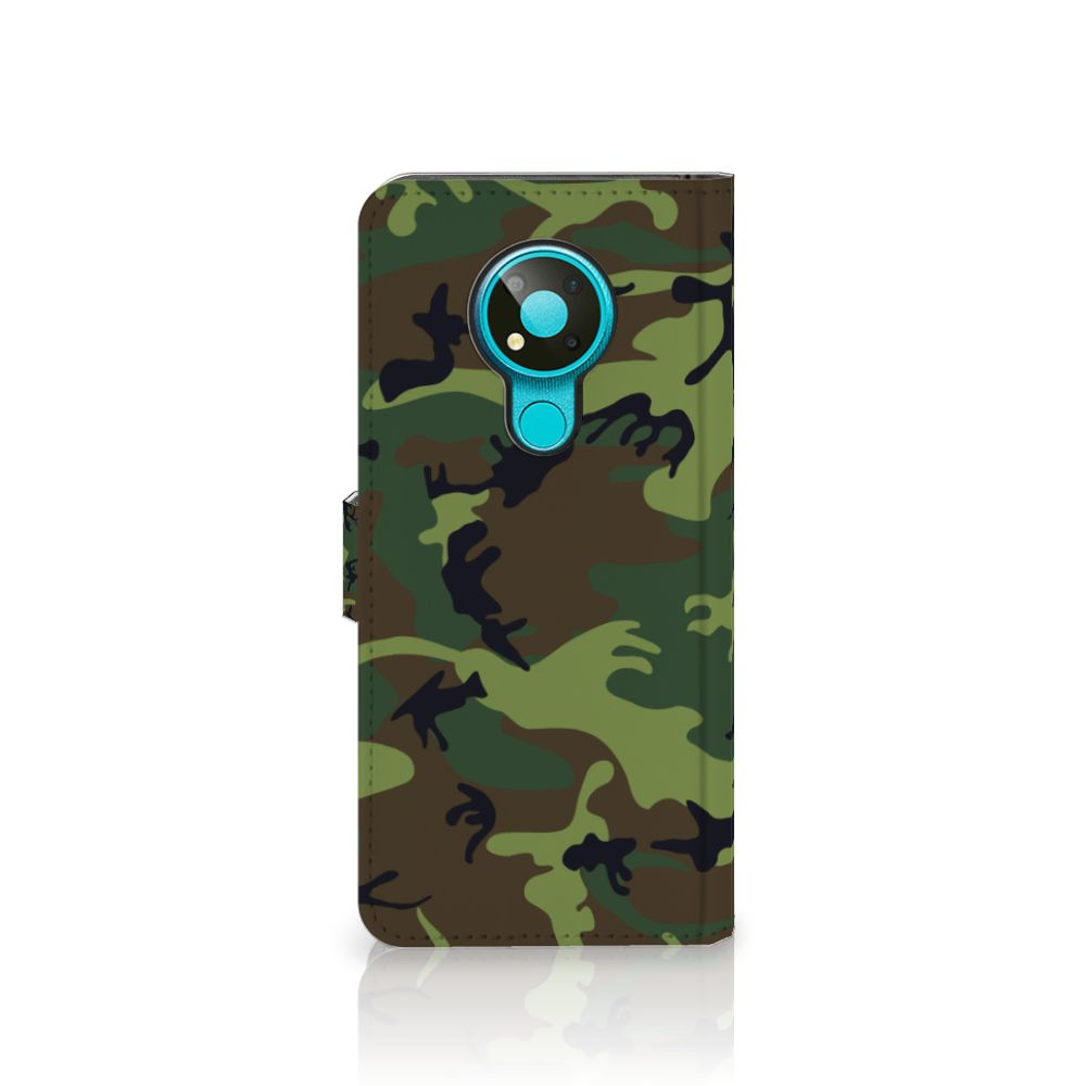 Nokia 3.4 Telefoon Hoesje Army Dark