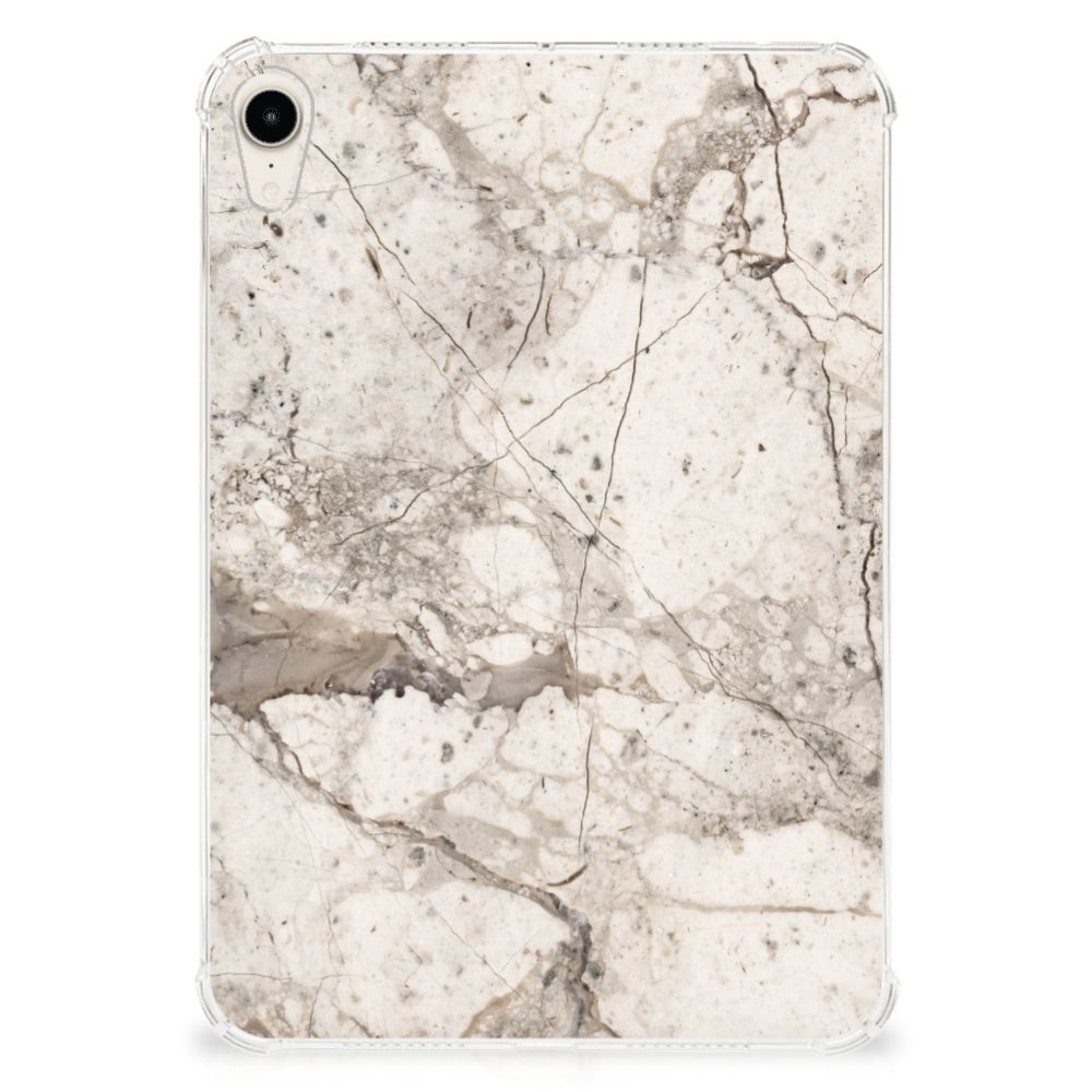 Apple iPad mini 6 (2021) Tablet Back Cover Marmer Beige