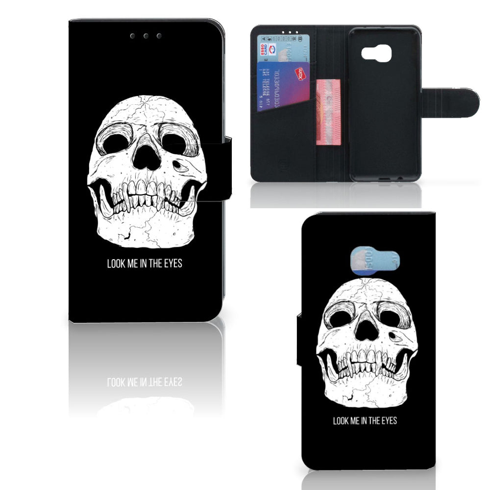 Telefoonhoesje met Naam Samsung Galaxy A3 2017 Skull Eyes