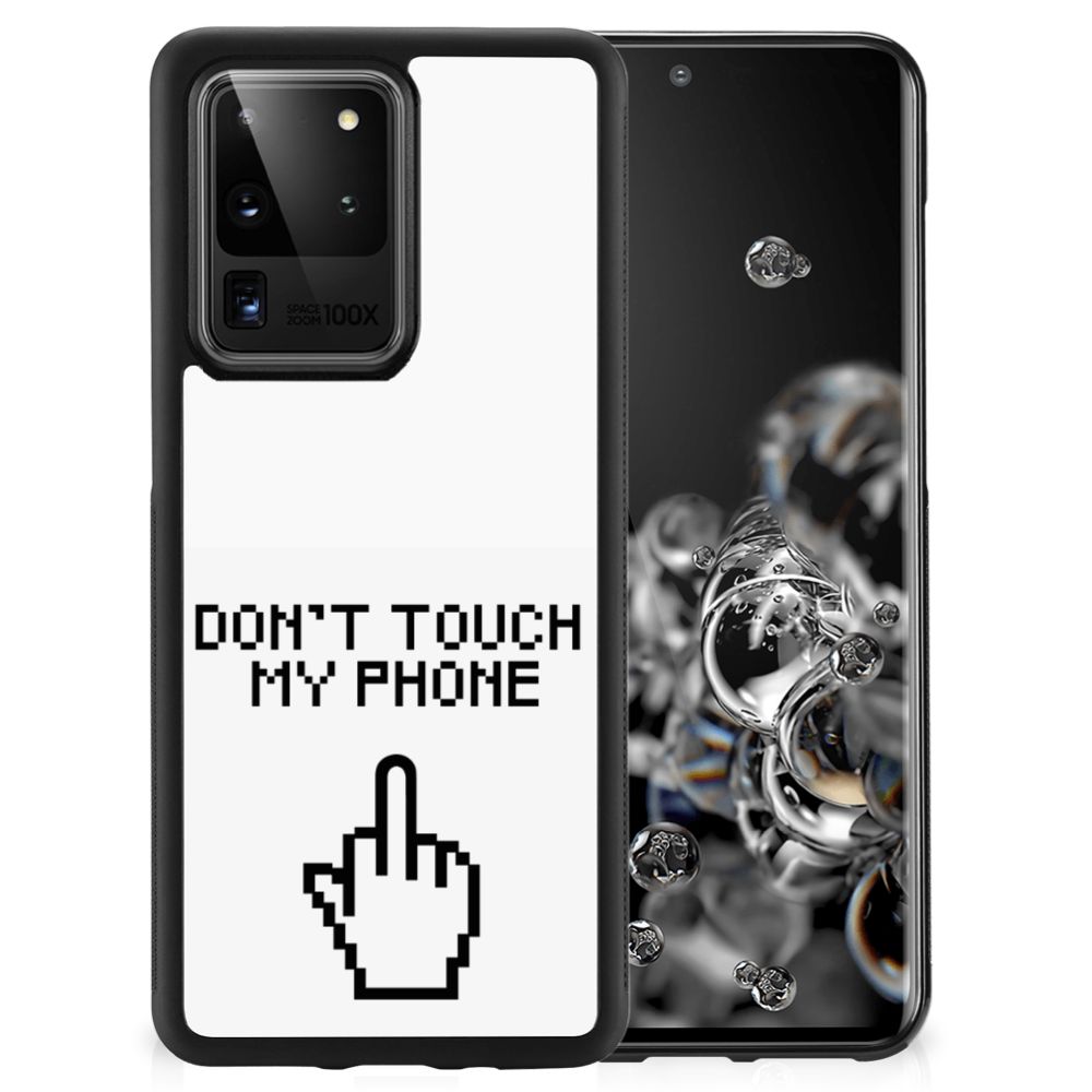 Samsung Galaxy S20 Ultra TPU Hoesje Finger Don't Touch My Phone B2C Telecom